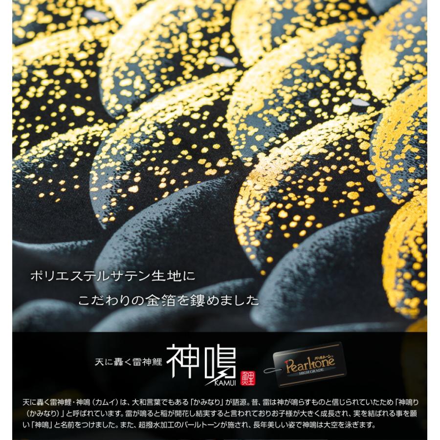 鯉のぼり ベランダ用 鯉のぼり 神鳴鯉-KAMUI- 1.5m 8点/スタンダードセット 格子金具の画像