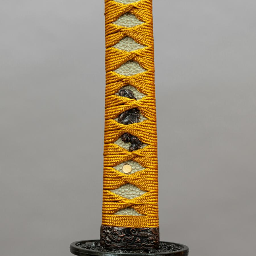 模造刀 太刀 日本刀 美術刀剣 インテリア 名刀 刀 梨子地 大刀A : 節句