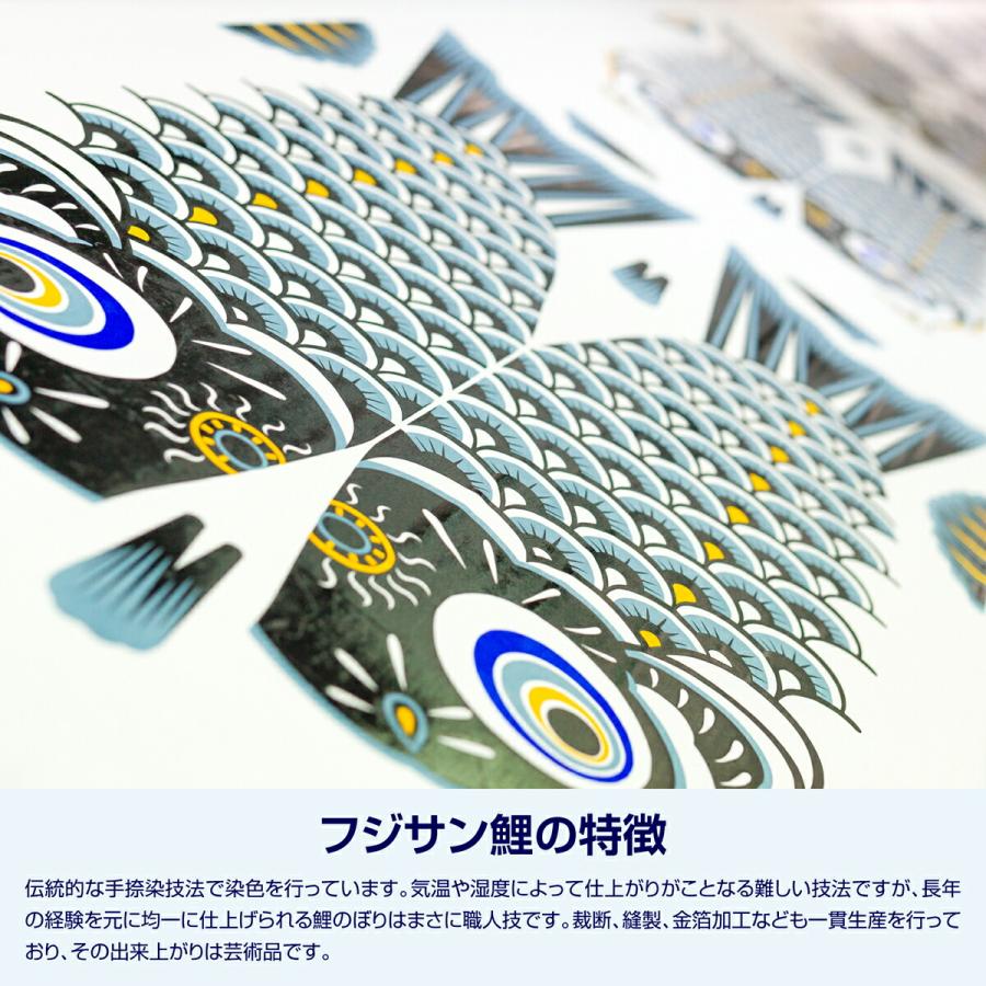 鯉のぼり 庭用 こいのぼり フジサン鯉 手描メルヘン鯉 3m 8点セット