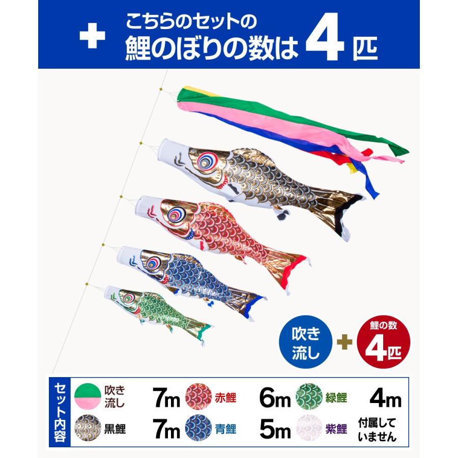 鯉のぼりセット 　7m 緑・ピンク　超珍しい 鯉のぼりセット 7m 緑・ピンク超珍しい