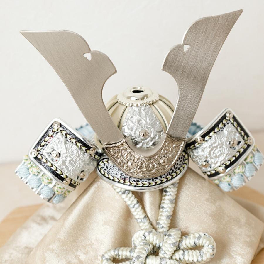 五月人形 コンパクト おしゃれ 兜飾り 兜 モダン インテリア 5月人形 ぷりふあ 五月人形 SUIMEI 半月 兜5種類 飾り台5種類 平飾り オプション ケース 初節句 | ぷりふあ | 06