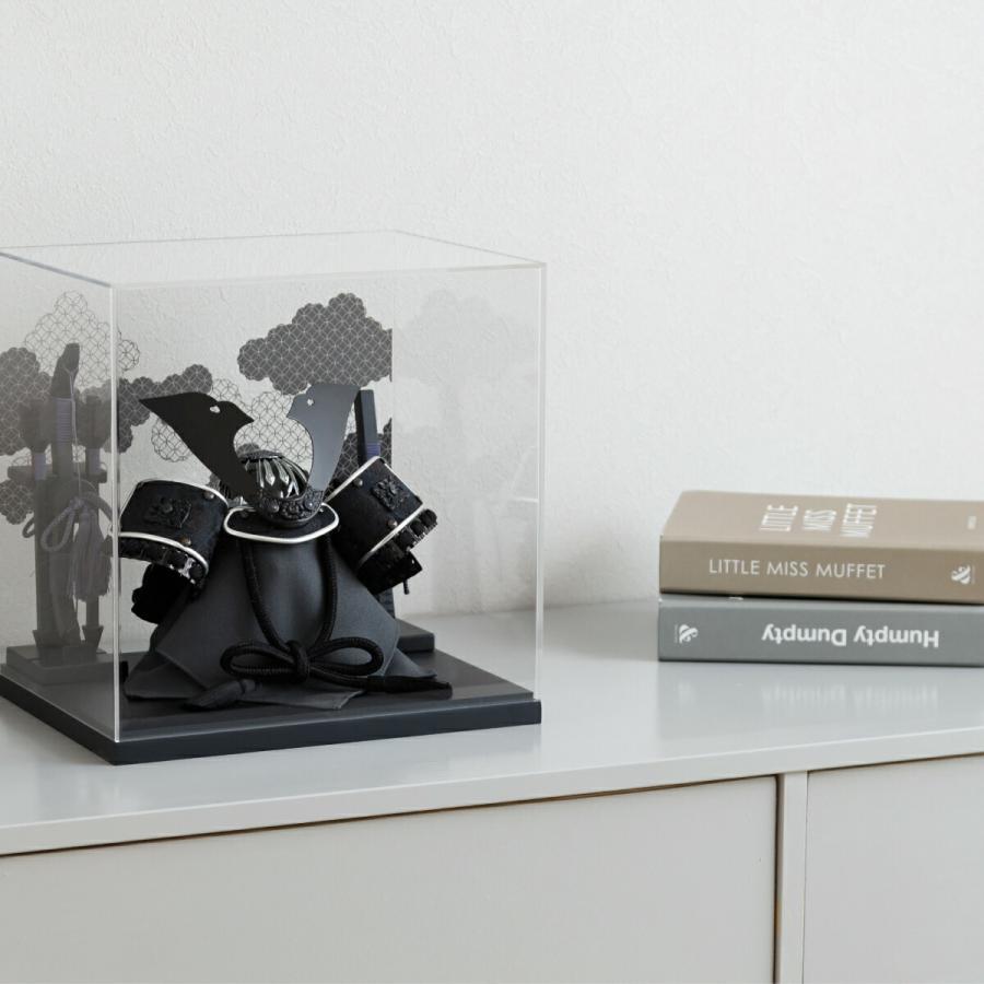 五月人形 コンパクト おしゃれ ケース飾り 兜 モダン 5月人形 最新 今どき 兜飾り ROITOKA アクリルケース飾り YUKUMO 選べる7種類 | ぷりふあ | 03