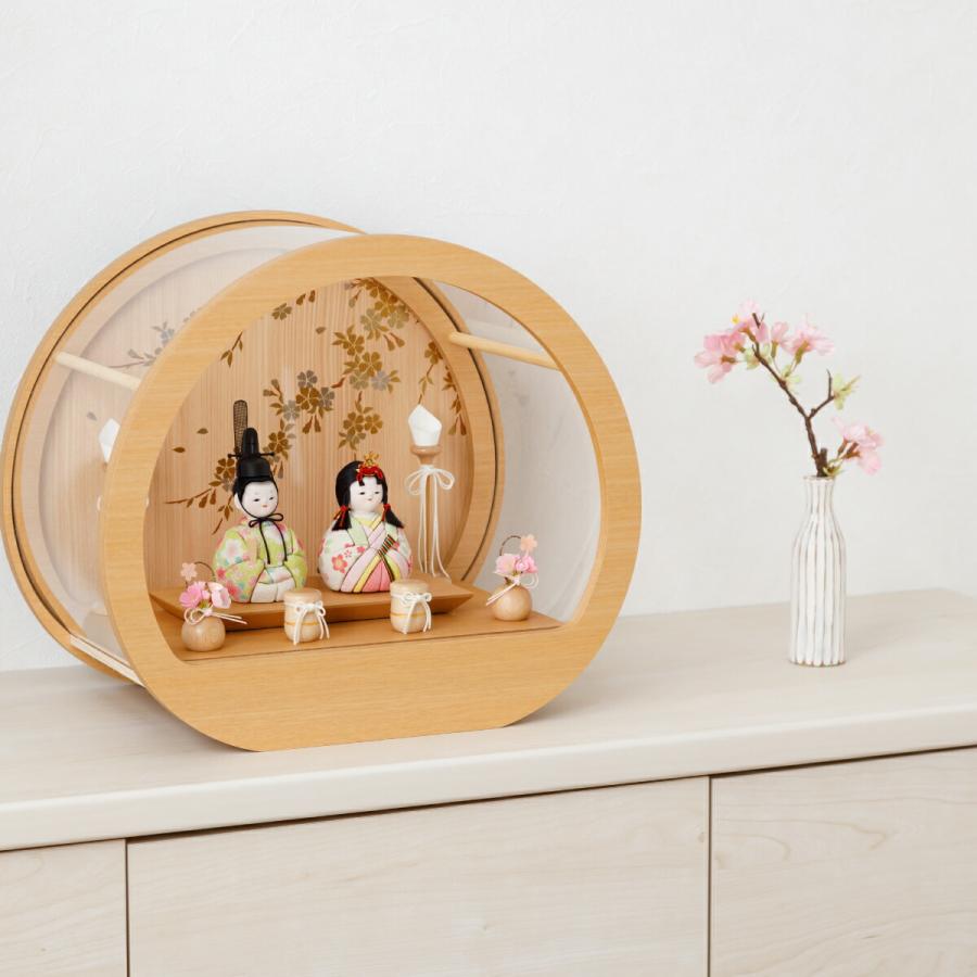 ぷりふあ 雛人形 おひなさま コンパクト おしゃれ かわいい インテリア