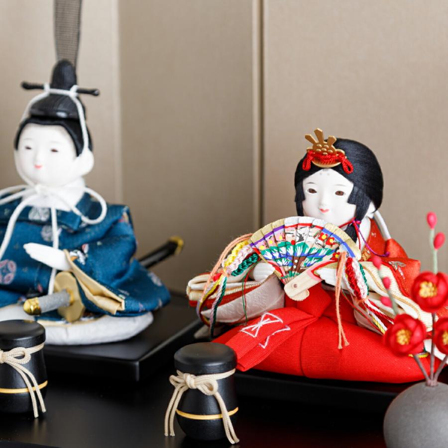 ぷりふあ 雛人形 おしゃれ コンパクト かわいい 衣 ちとせ ブラック M