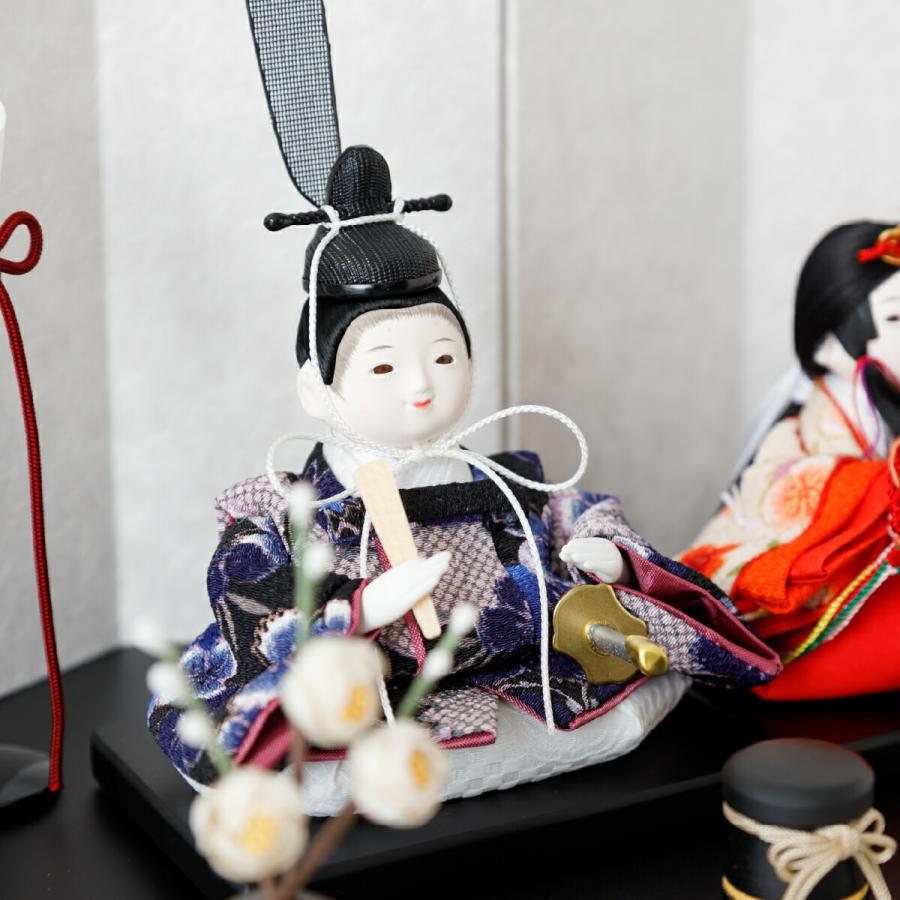 ぷりふあ 雛人形 おしゃれ コンパクト かわいい 衣 ちとせ ブラック M