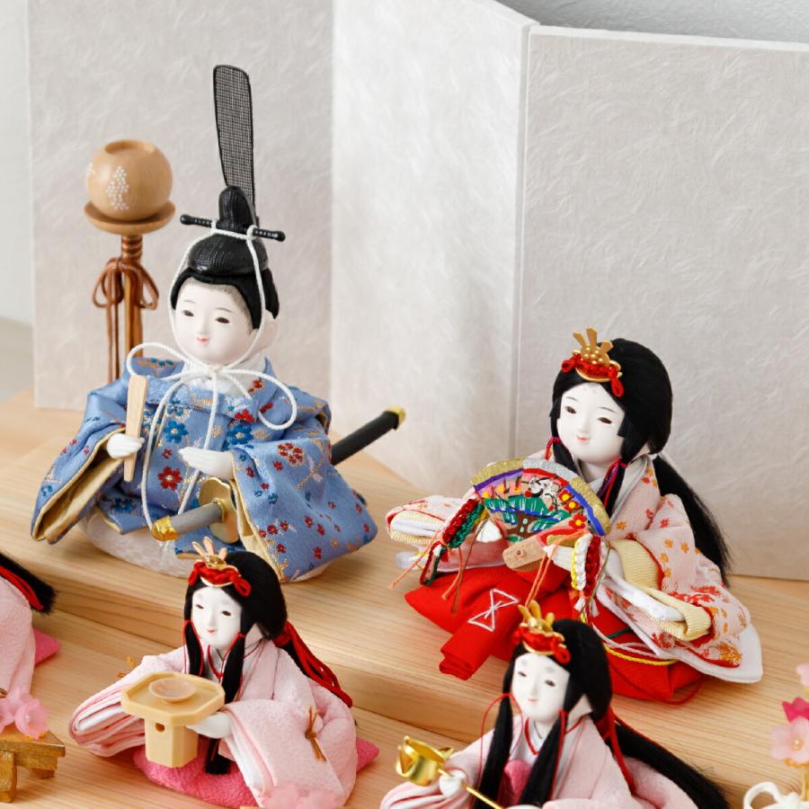 ぷりふあ 雛人形 おしゃれ コンパクト かわいい 衣 ちとせ ナチュラル