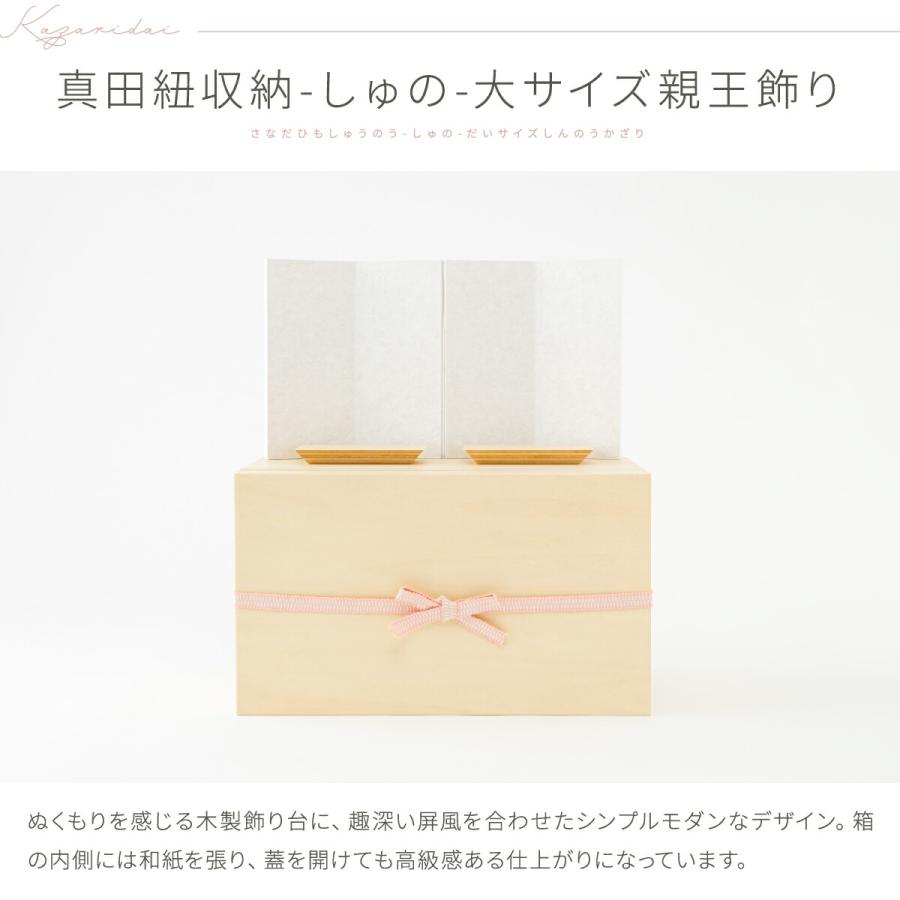 ぷりふあ 雛人形 収納飾り おしゃれ コンパクト かわいい 衣 真田紐