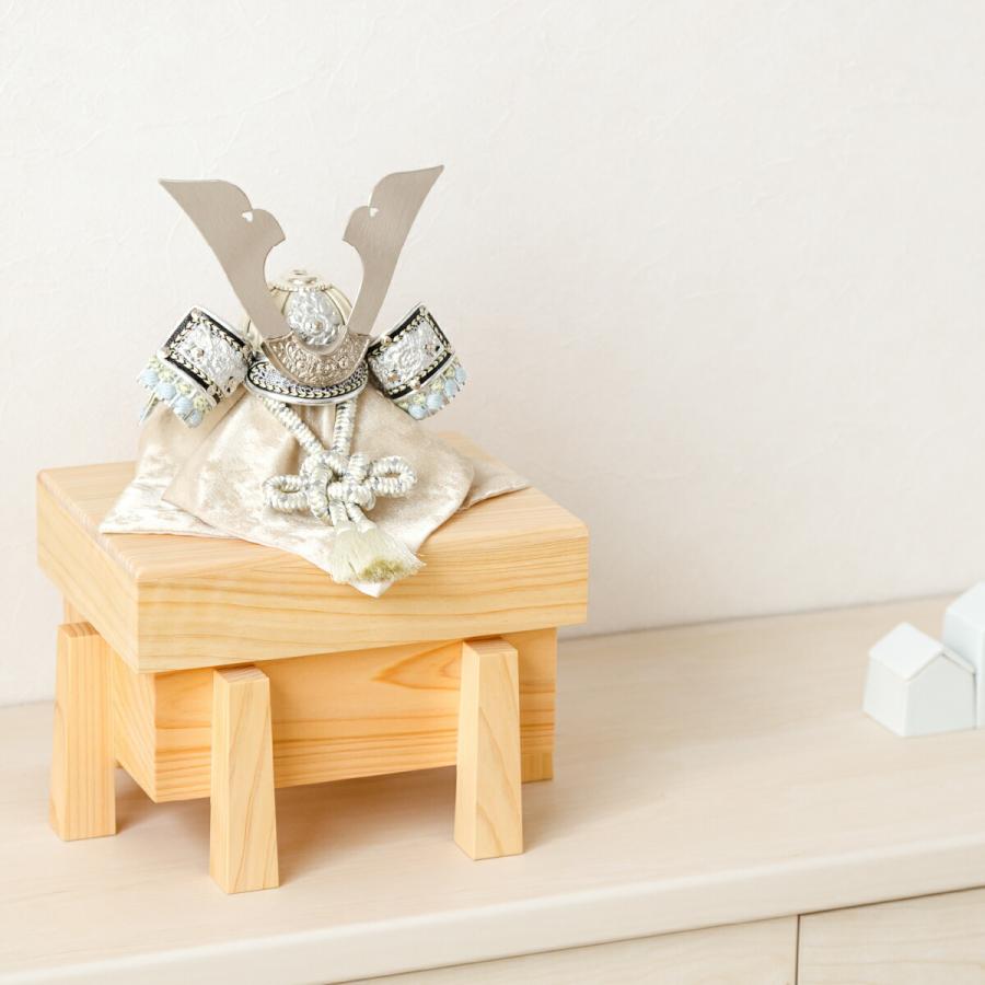 ぷりふあ 五月人形 コンパクト おしゃれ 収納飾り 兜飾り 兜 モダン