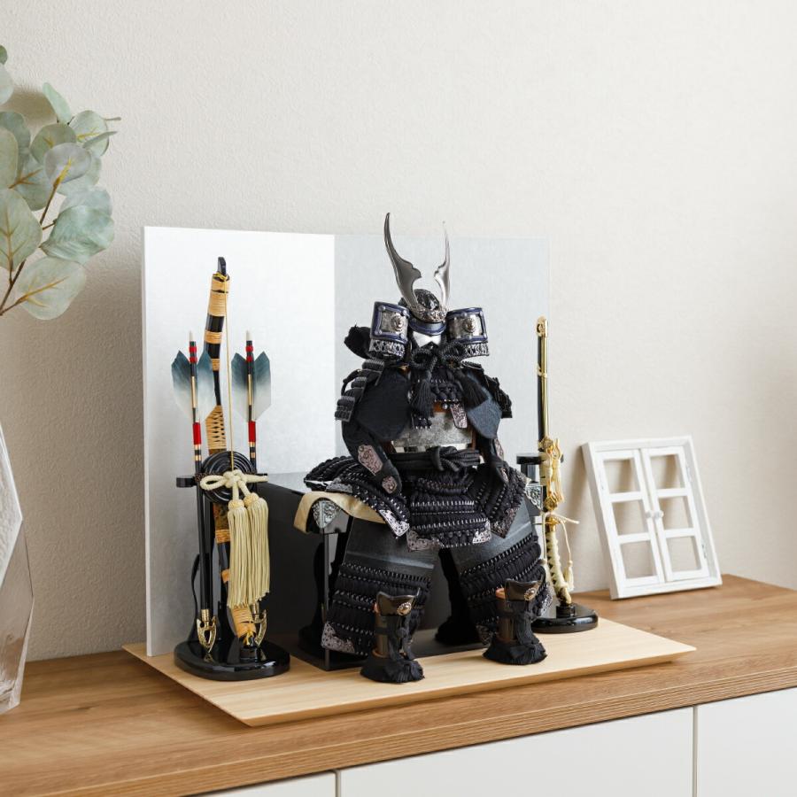 五月人形 コンパクト おしゃれ 鎧飾り モダン インテリア 5月人形 ぷりふあ五月人形 MATATAKI弓太刀RIKIセット 鎧9種類 初節句 男の子 子供の日 | ぷりふあ | 05