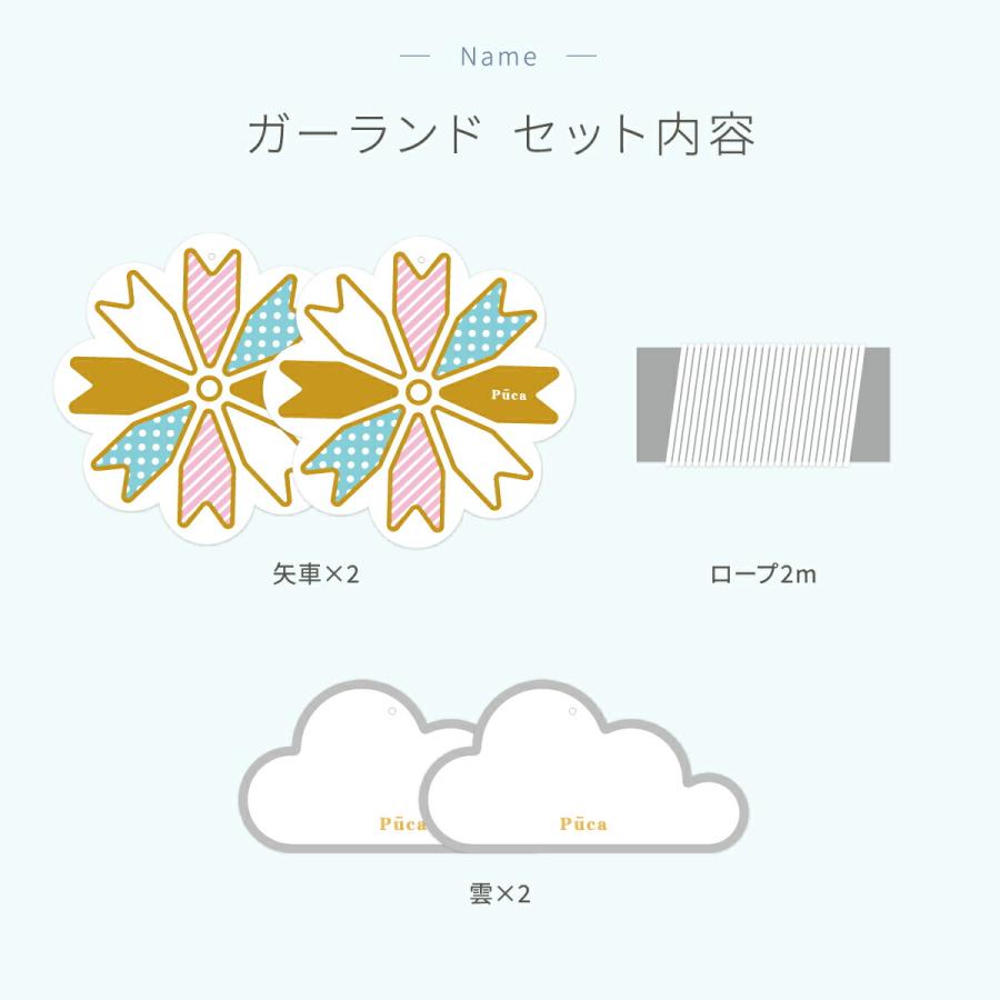 こいのぼり 室内 Puca プーカ ガーランド オプション 子どもの日