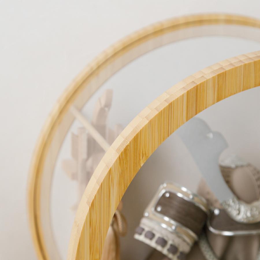 五月人形 ケース飾り コンパクト おしゃれ インテリア 兜 モダン 5月人形 最新 今どき 兜飾り ROITOKA 縁斗 丸型ケース飾り こどもの日 男の子 初節句 木製 | ぷりふあ | 08