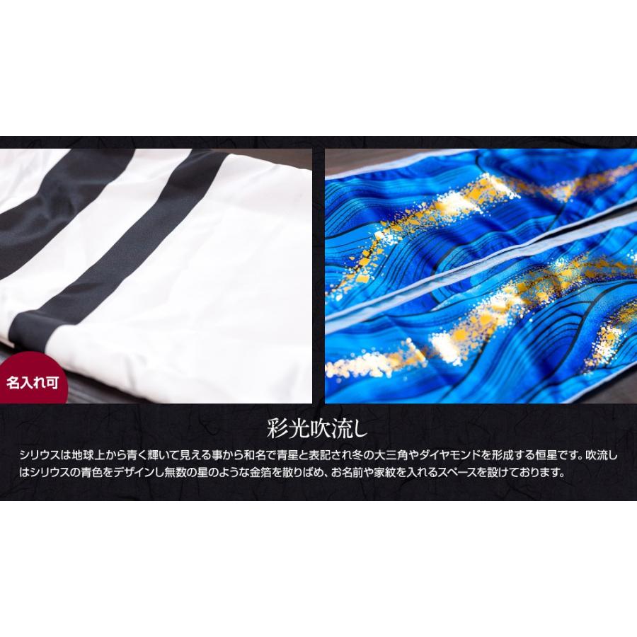 鯉のぼり ベランダ用 こいのぼり 彩光鯉 SIRIUS 1.2m 7点セット 格子金具付属 ベランダ プレミアムセットの画像