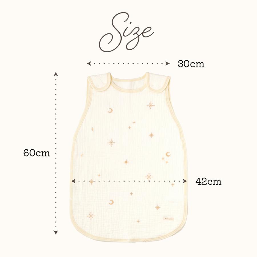 スリーパー ガーゼ 6重 赤ちゃん 通年 オールシーズン かわいい ベビー 綿100％ コットン 出産祝い プレゼント ギフト 寝冷え対策 パジャマ | ブランド登録なし | 17
