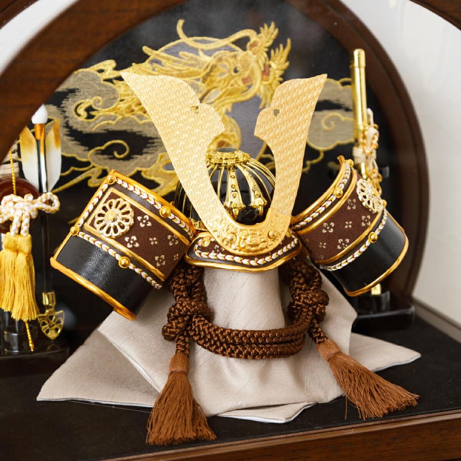 五月人形 コンパクト おしゃれ ケース飾り 兜飾り 5月人形 モダン インテリア ROITOKA TATSUKI 丸型ケース 選べる2種類のケース飾り | ブランド登録なし | 03