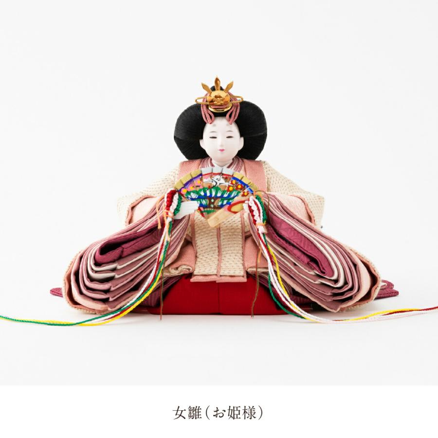 雛人形 親王飾り おしゃれ コンパクト お雛様 かわいい 柴田家千代