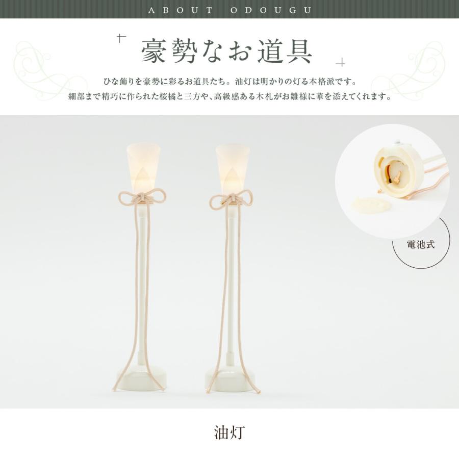雛人形 親王飾り おしゃれ コンパクト お雛様 かわいい 柴田家千代 創作雛 正絹紋紗 刺繍リボンに梅 雛 特選_16