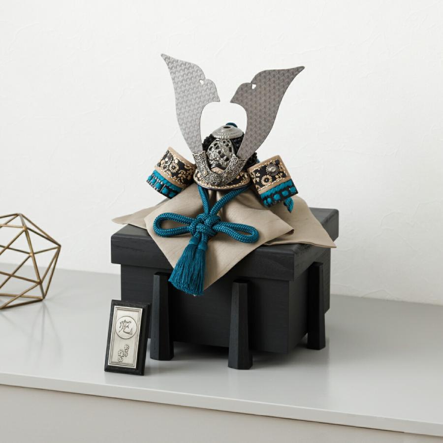 五月人形 コンパクト おしゃれ モダン インテリア 兜飾り 端午の節句