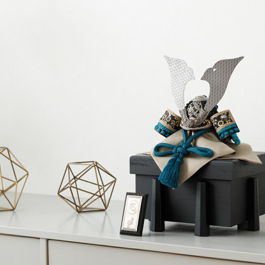 五月人形 コンパクト おしゃれ モダン インテリア 兜飾り 端午の節句