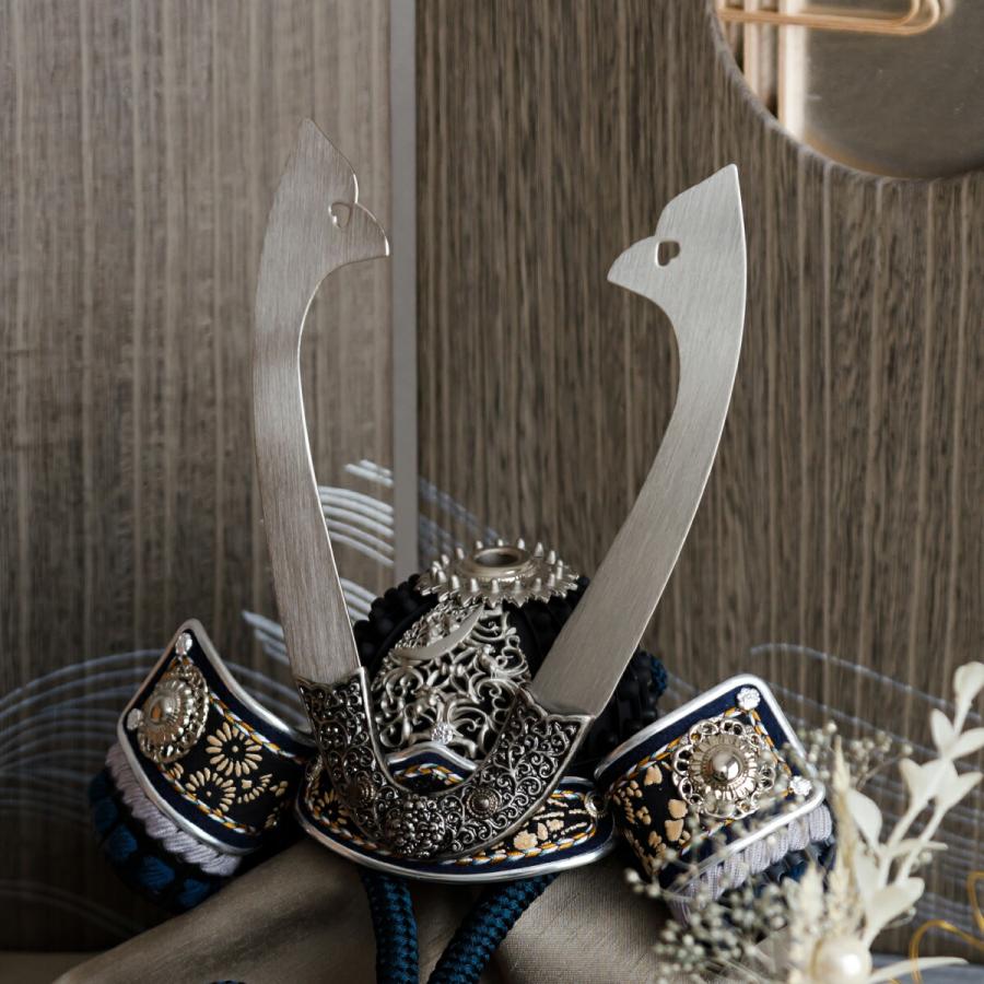 五月人形 コンパクト おしゃれ 兜飾り モダン インテリア 5月人形 鈴