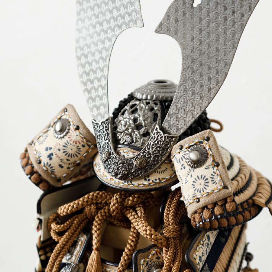 五月人形 コンパクト おしゃれ モダン インテリア 鎧飾り 五月人形 端午の節句 鈴甲子雄山作 飛鳥-茶色々縅- 鎧 こどもの日 5月人形 | ブランド登録なし | 02