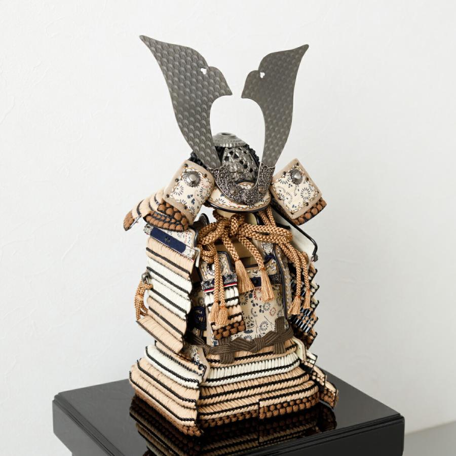五月人形 コンパクト おしゃれ モダン インテリア 鎧飾り 五月人形 端午の節句 鈴甲子雄山作 飛鳥-茶色々縅- 鎧 こどもの日 5月人形 | ブランド登録なし | 05
