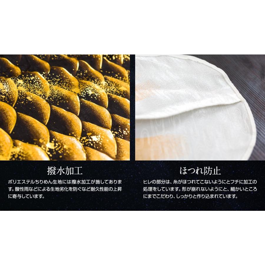 鯉のぼり ベランダ用 こいのぼり ASTRO ちりめん星空鯉 1.2m 7点セット 万能スタンド付属 ベランダ スタンダードセット 庭園 兼用の画像