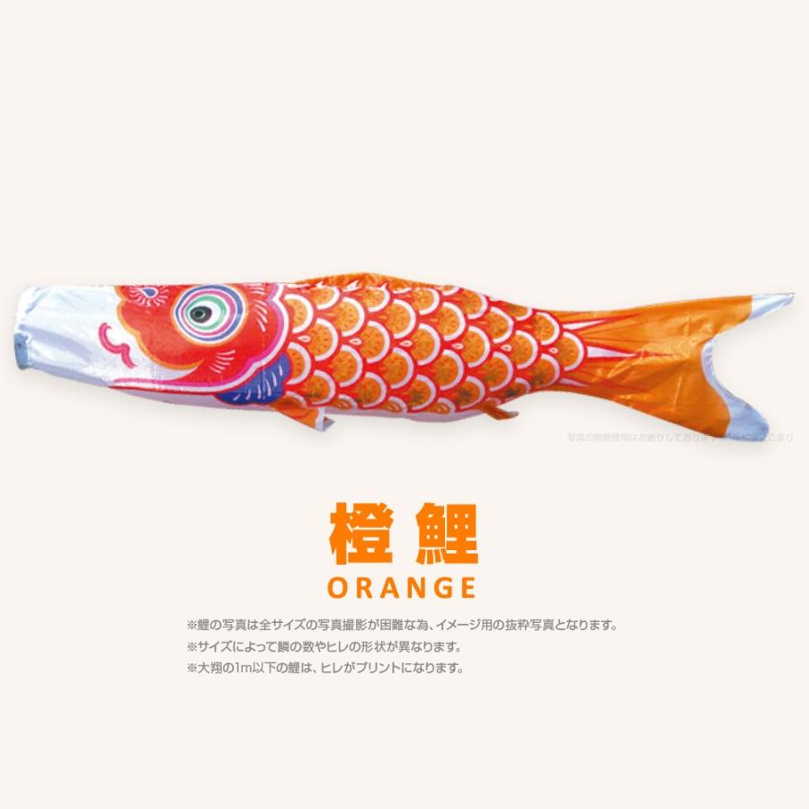 こいのぼり 単品 太翔 2m 単品鯉 黒 赤 青 緑 橙 : 節句&ギフト専門店