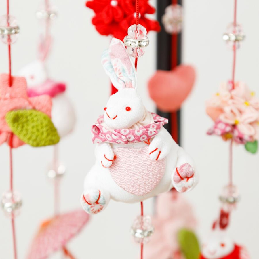 つるし雛 吊るし雛 雛人形 ひな人形 お雛様 うさぎっ子 赤 おひなさま