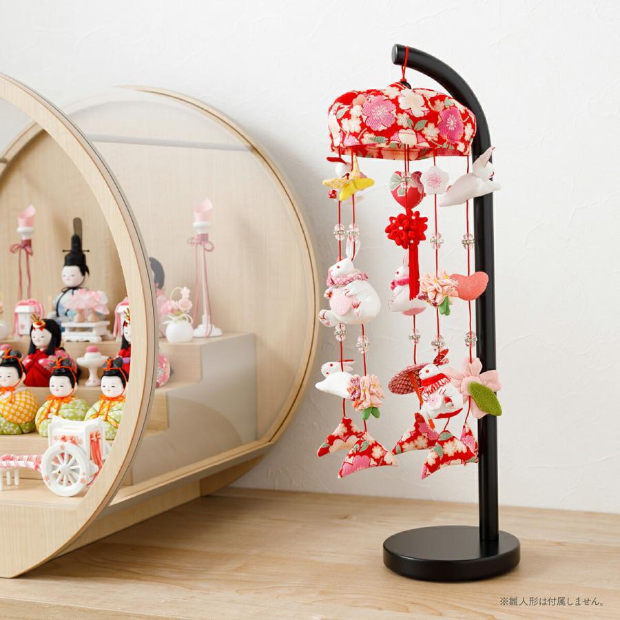 つるし雛 吊るし雛 雛人形 ひな人形 お雛様 うさぎっ子 赤 おひなさま