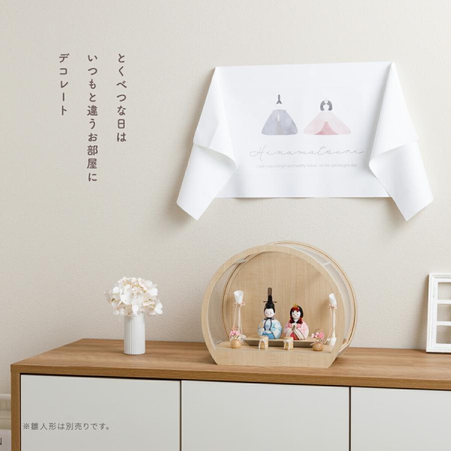 雛人形 おしゃれ かわいい ひな祭りタペストリー 初節句 お祝い 撮影