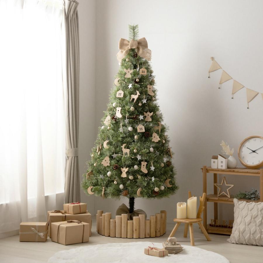 ツリートッパーリボン おしゃれ かわいい 北欧 装飾 クリスマス用 飾り ツリートップ 豪華 選べる色とサイズ 赤/白 S/L 麻 フリーサイズ | ブランド登録なし | 09