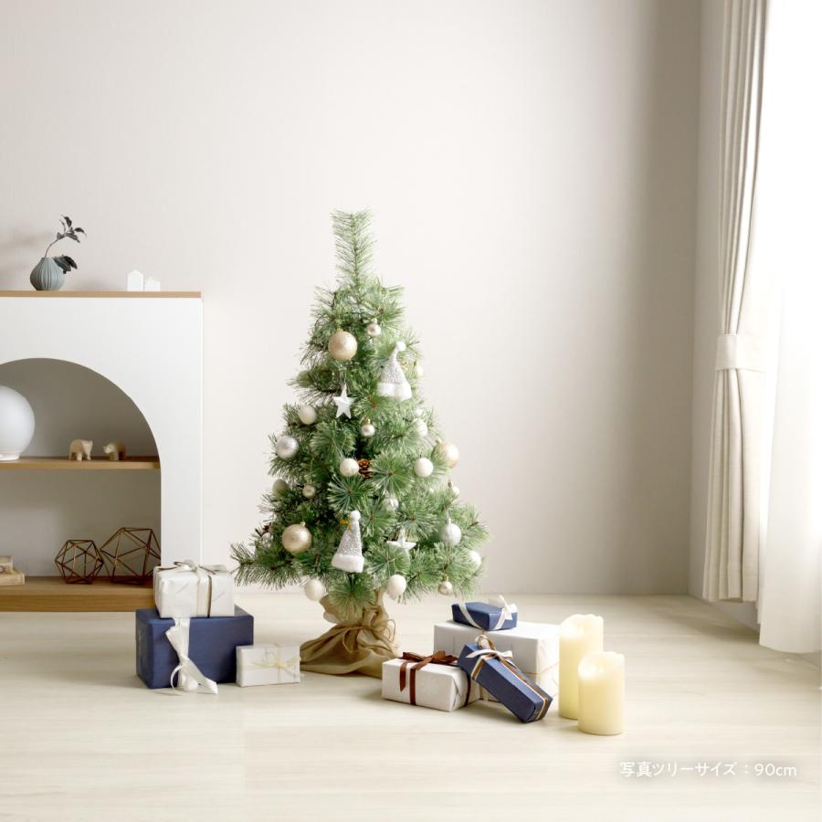 クリスマスツリー オーナメント付き 90cm 120cm 150cm 選べる 飾り 赤 白 かわいい ツリーセット LEDライト ツリースカート 足隠し | ブランド登録なし | 13