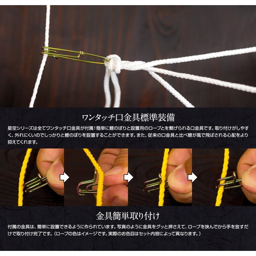 鯉のぼり 庭用 こいのぼり 夢・彩・美 3m 6点セット 鯉のぼり 庭用 ポール付属 ガーデンセットの画像