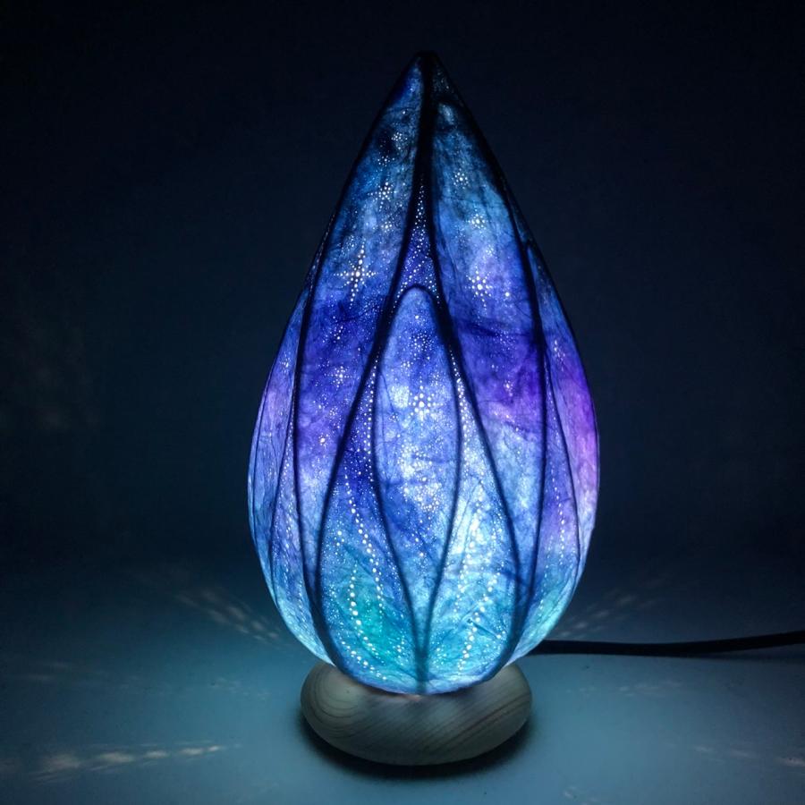 和紙照明 【つぼみ】藍色 : プリ花Plus ヤフー店 - 通販 - Yahoo