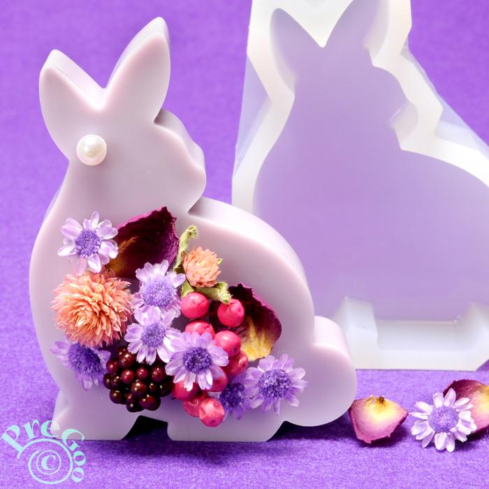 アロマ ワックス サシェ 用 シリコンモールド 置き型 ウサギ兎２ アロマストーン 石鹸型 石けん型 ソープモールド ウサギ ラビット 兎 Yawsm 24 プリティグッド工房 通販 Yahoo ショッピング
