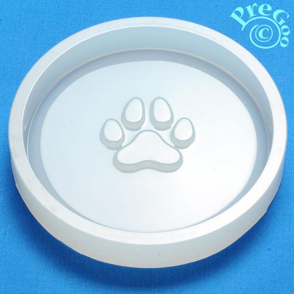 レジン用 シリコンモールド コースター 肉球 鏡面仕上げ クリアリウム