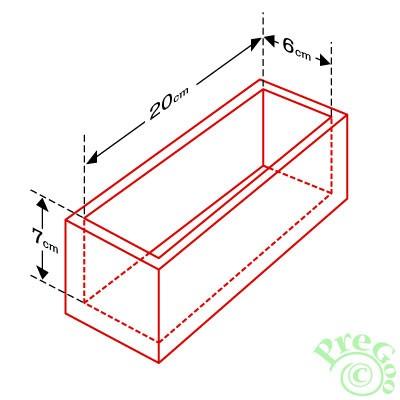 手作り石鹸型 6cm角サイズ／四角のシリコンモールド : プリティグッド
