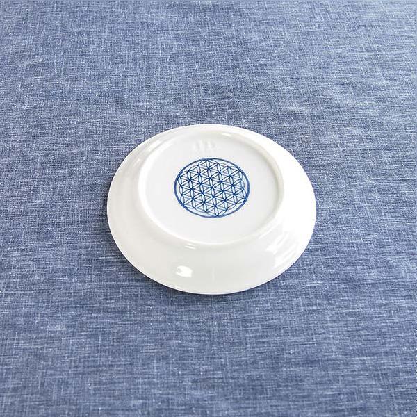 森修焼（しんしゅうやき）フラワーオブライフ プレート S／W145×H22mm