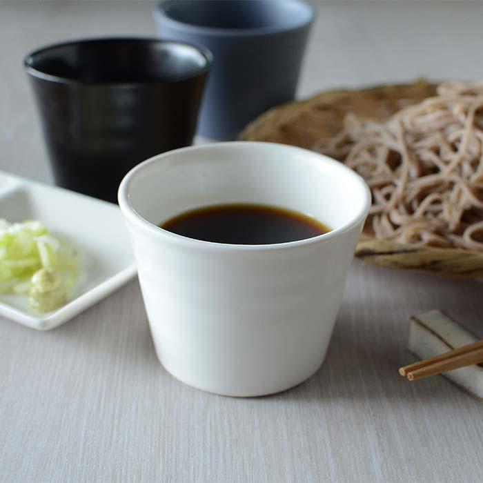 森修焼（しんしゅうやき） そばちょこ ミルキーホワイト | 