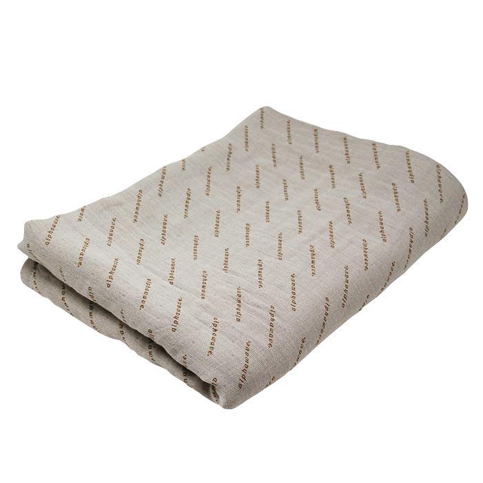 【新品・未使用】アルファウェーブ　ガーゼハーフケット（ひざ肩掛け） アルファウェーブ ガーゼハーフケット（ひざ肩掛け） : プレマ