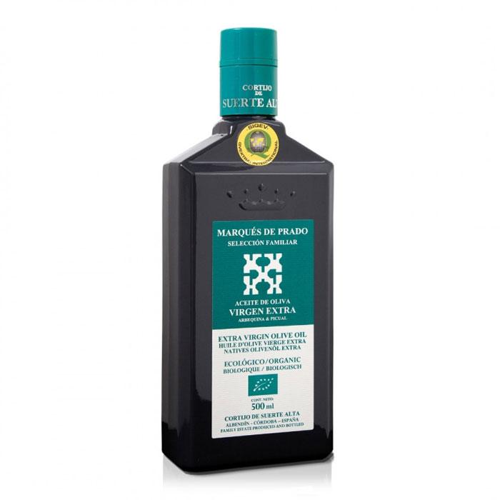スエルテ アルタ（Suerte Alta） 有機エキストラバージン・オリーブオイル マルケス ド プラド 500ml | 