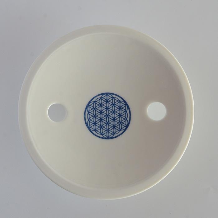 森修焼（しんしゅうやき） 落とし蓋 フラワーオブライフ |  | 02