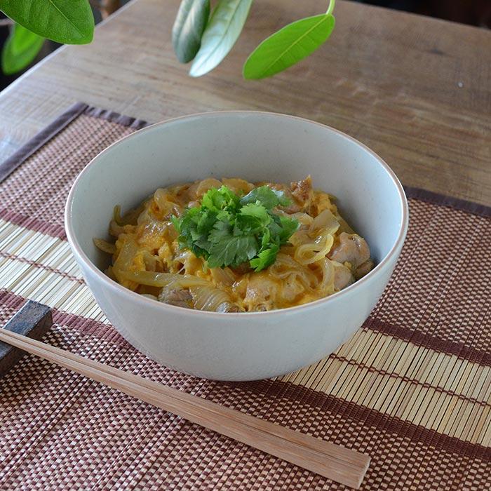 森修焼（しんしゅうやき） ＴＨＥ・どんぶり鉢（ザ・ドンブリバチ） 土物・白茶（しらちゃ） プレマオリジナル | 