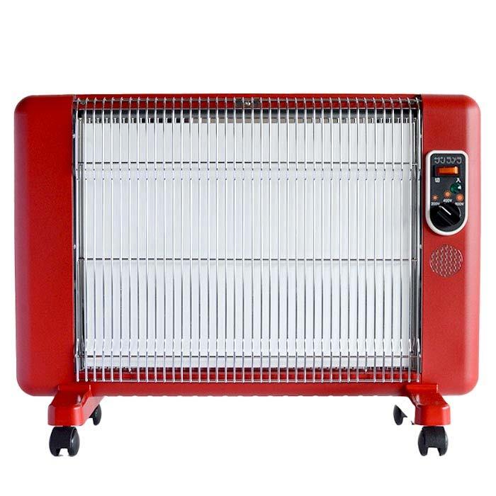 【プレマ限定モデル】 遠赤外線セラミックパネルヒーター サンラメラ with フラワーオブライフ 600W レッド（0624型）【豪華特典付】 |  | 01