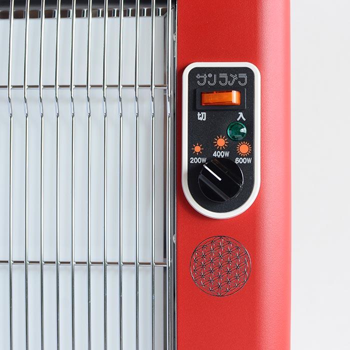 【プレマ限定モデル】 遠赤外線セラミックパネルヒーター サンラメラ with フラワーオブライフ 600W レッド（0624型）【豪華特典付】 |  | 02