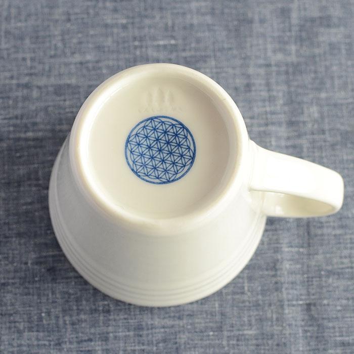 森修焼（しんしゅうやき） ナチュラルマグカップ フラワーオブライフ |  | 01