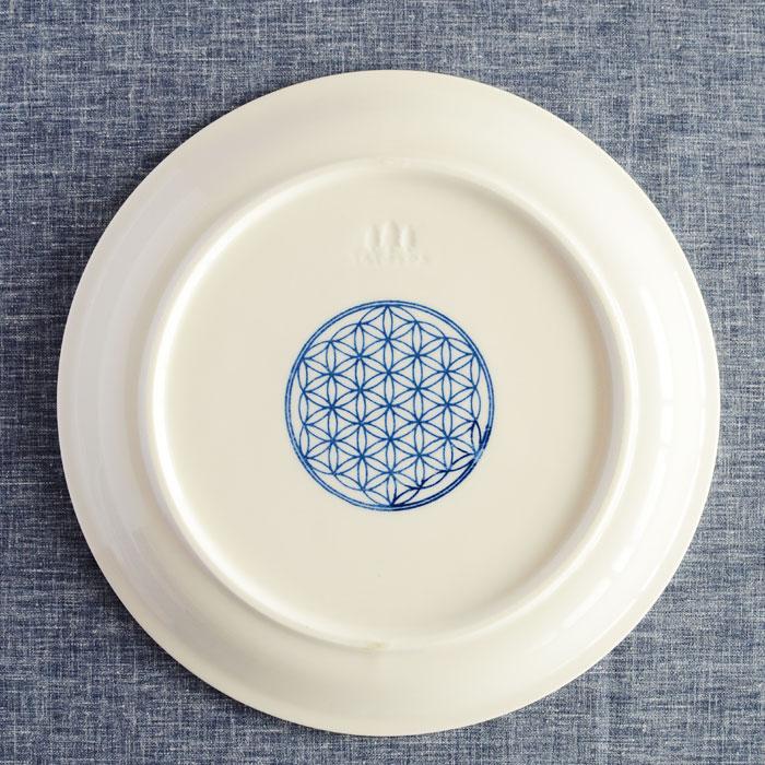 森修焼（しんしゅうやき） プレート　Ｍサイズ フラワーオブライフ |  | 01