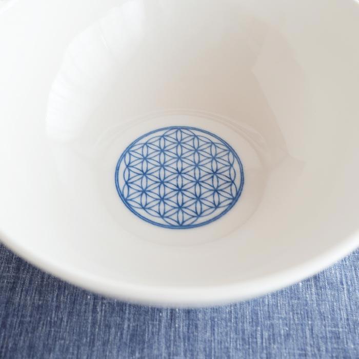 森修焼（しんしゅうやき） フラワーオブライフ   ボール L／W185×H70mm |  | 02