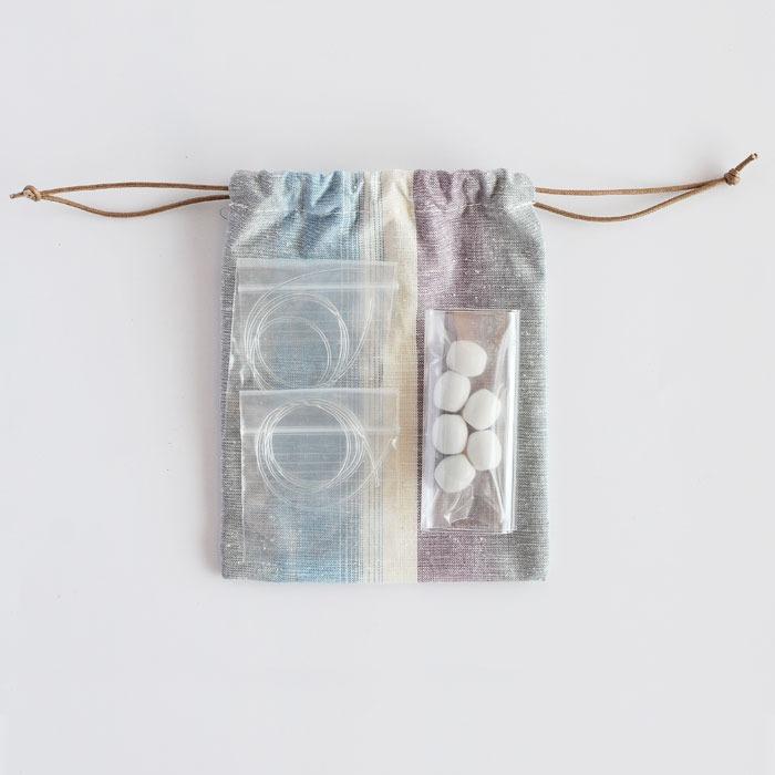 森修焼（しんしゅうやき） アクセサリー用ビーズ 6粒入り : プレマ