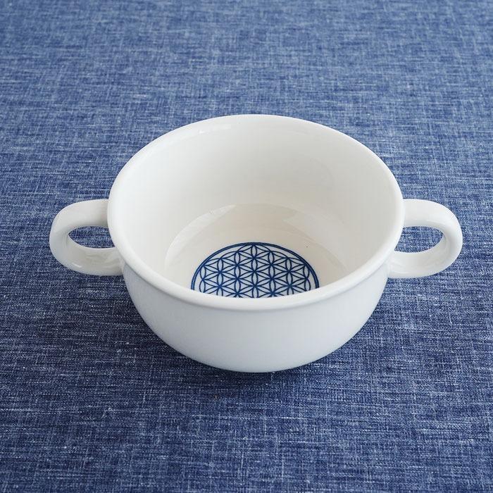 森修焼（しんしゅうやき） 両手マグ フラワーオブライフ | 